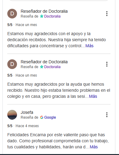 resñas